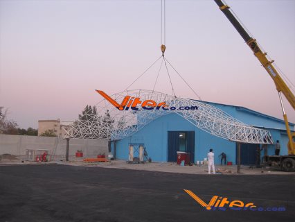 سازه فضایی، سازه فضاکار سینوسی انبار داروسازی ثامن