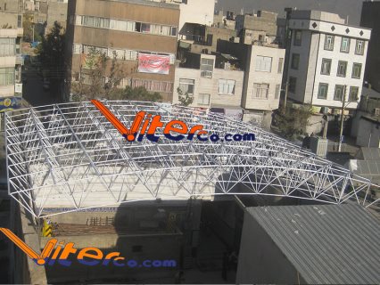 سقف سازه فضایی مسجد علی ابن موسی(ع)